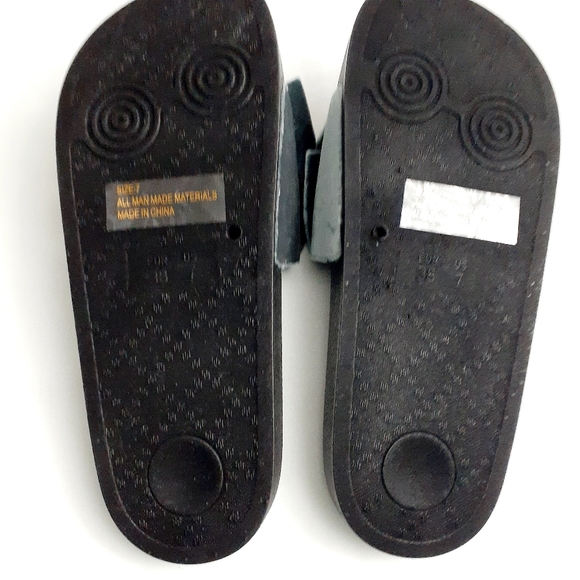 Qupid Women's Green Velour Bow Tie Slippers Sz 7 - Picture 4 of 7